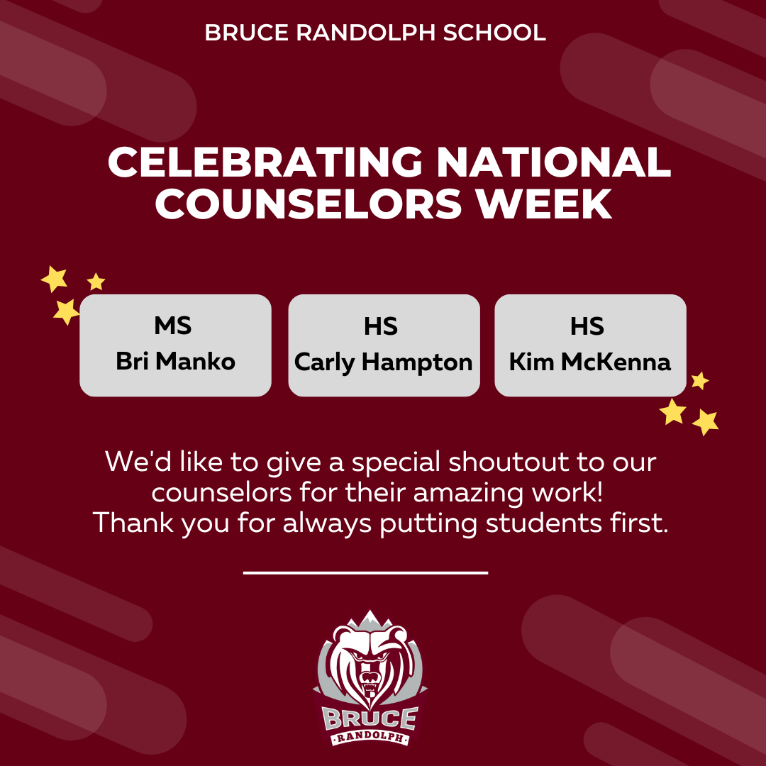 Bruce Randolph School » Celebrating National Counselors Week
